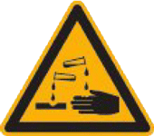 Warnung vor &#228;tzenden Stoffen